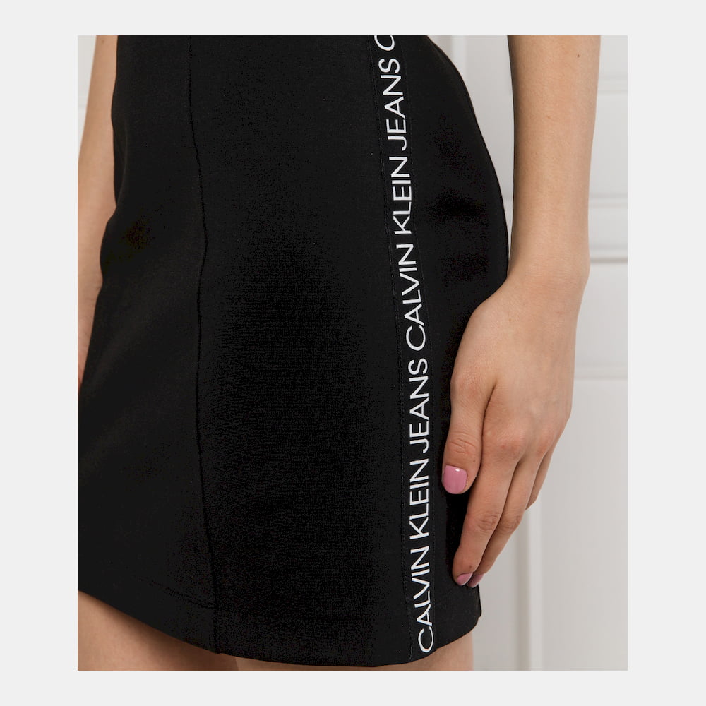 Calvin Klein Vestido Dress J20j213629 Black Preto Shot3