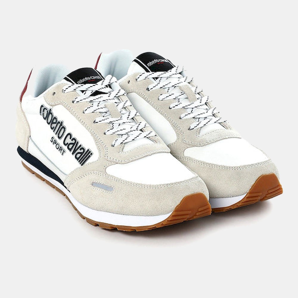 Cavalli Sapatilhas Sneakers Rcm923106 White Red Branco Vermelho Shot2