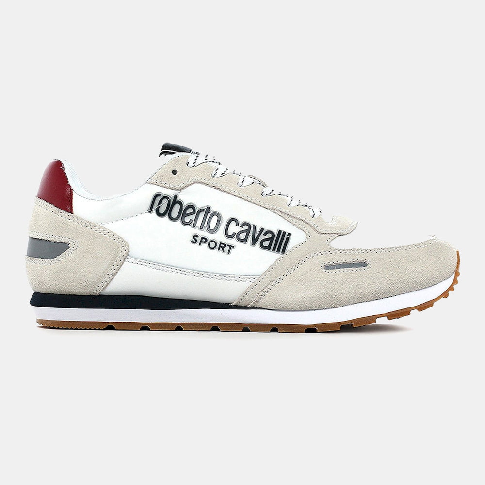 Cavalli Sapatilhas Sneakers Rcm923106 White Red Branco Vermelho Shot6