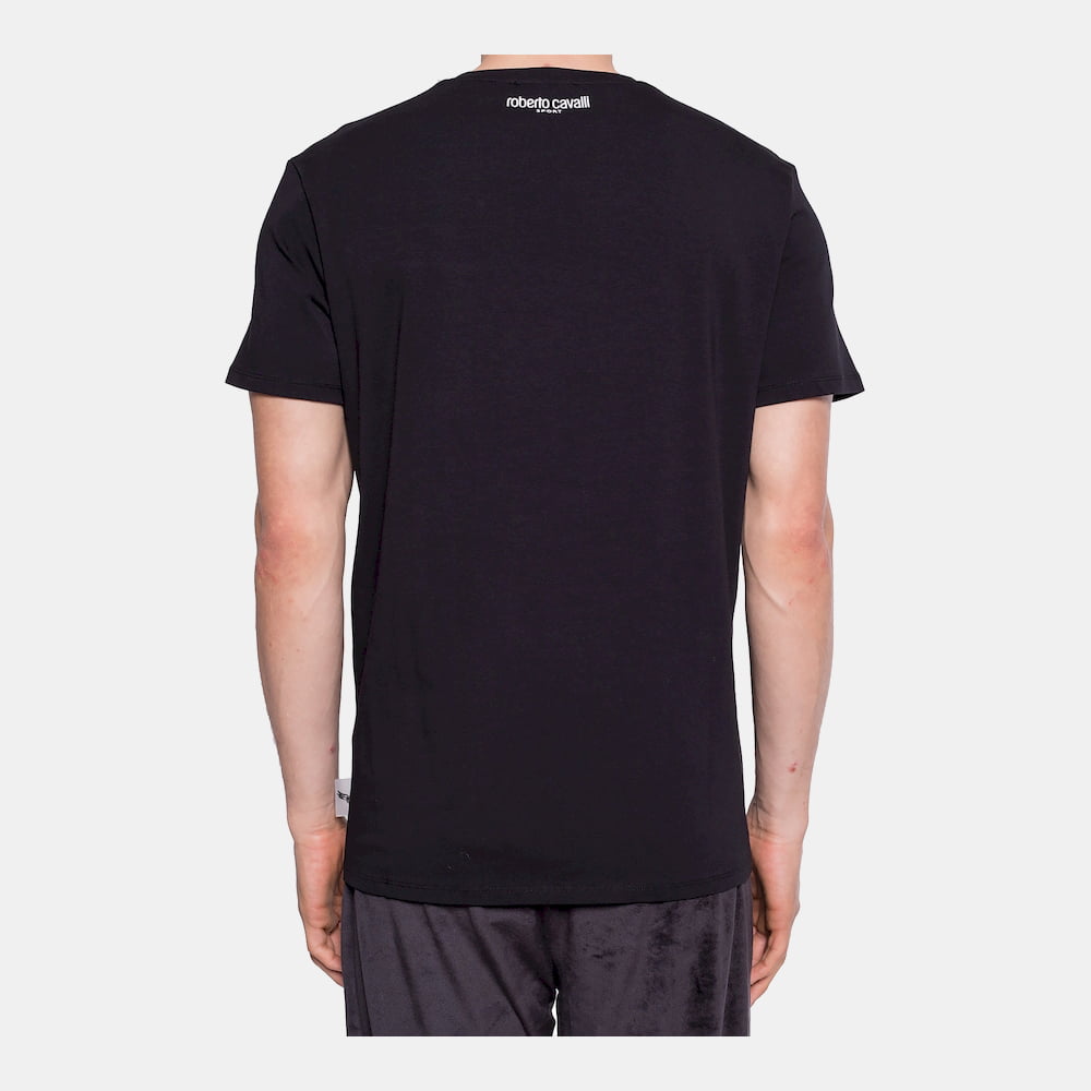 Cavalli T Shirt Jyx44t Jv025 Black Preto Shot6