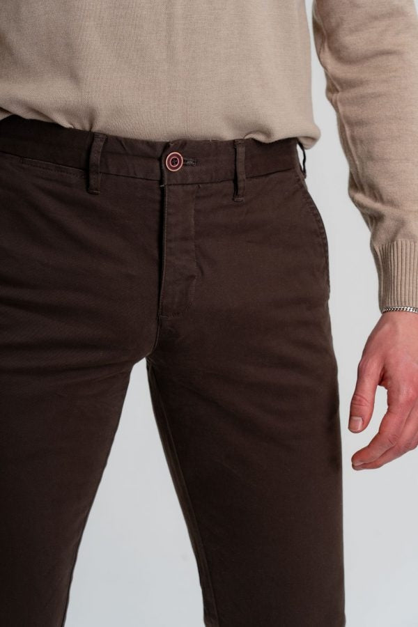 Clk Polo Calcas Trousers Clkpolo 48369 Coffee Coffe_shot2