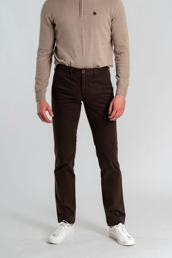 Clk Polo Calcas Trousers Clkpolo 48369 Coffee Coffe_shot3