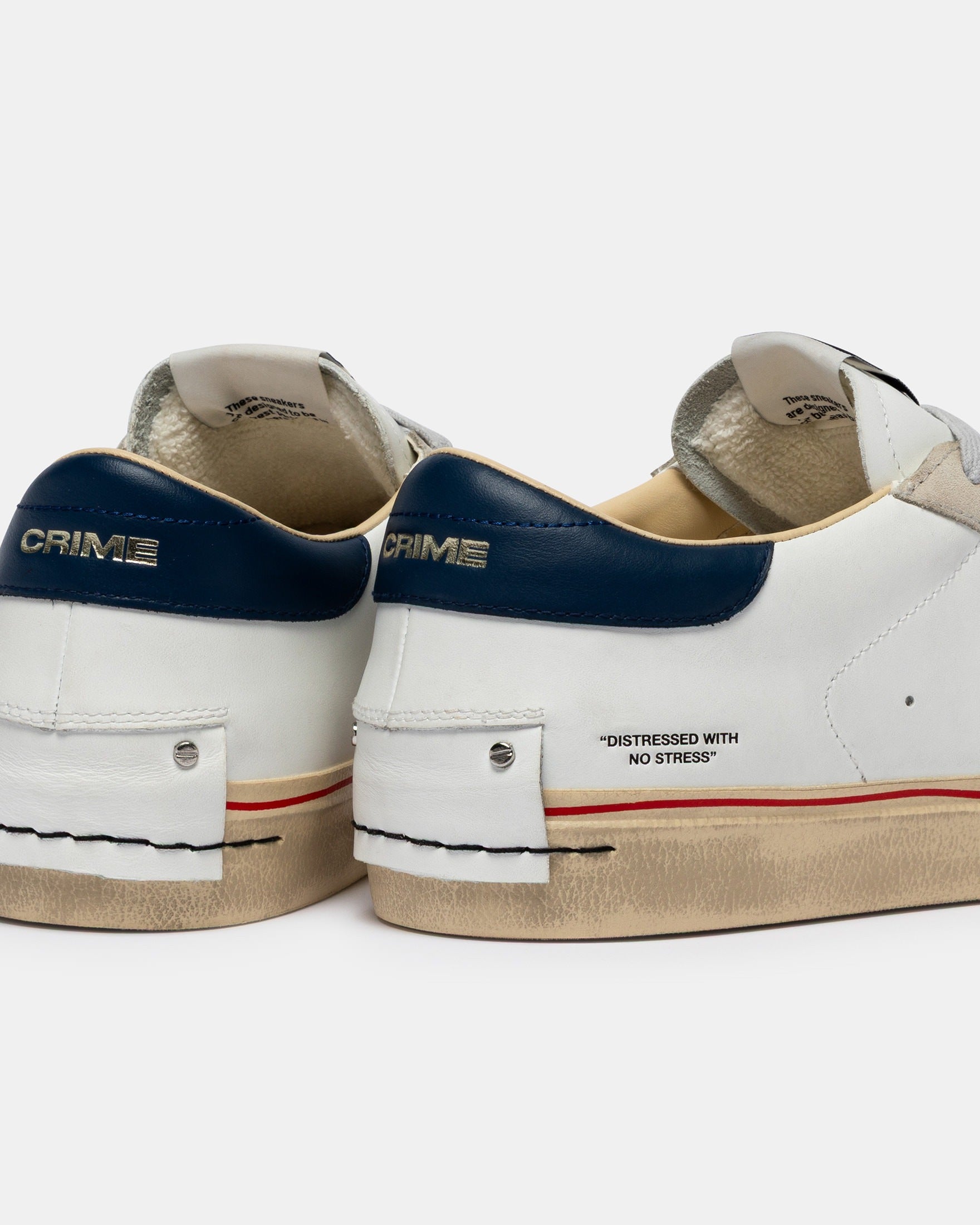 Crime London Sapatilhas Sneakers Shoes 19055pp8 Whi Nvy Branco Navy_shot6