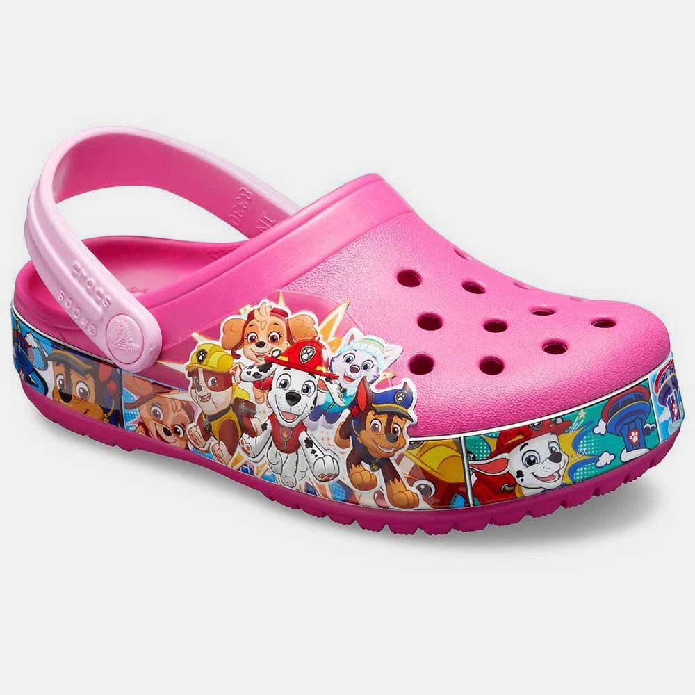 Crocs Sandálias Shoes Funlabpawpatro Pink Rosa Shot3
