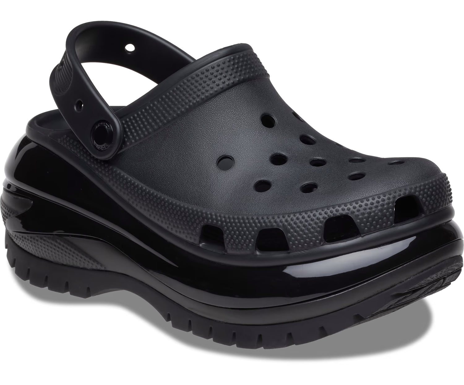 Crocs Sandálias Shoes Megacrush Black Preto_shot3