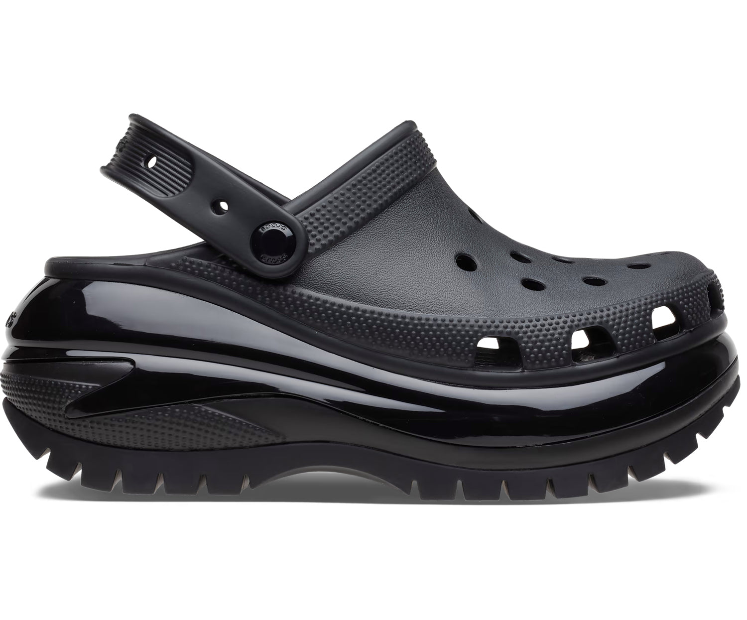 Crocs Sandálias Shoes Megacrush Black Preto_shot5