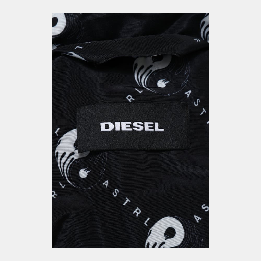 Diesel Blusão Jackets 00syif 0nazd Blk White Preto Branco Shot18