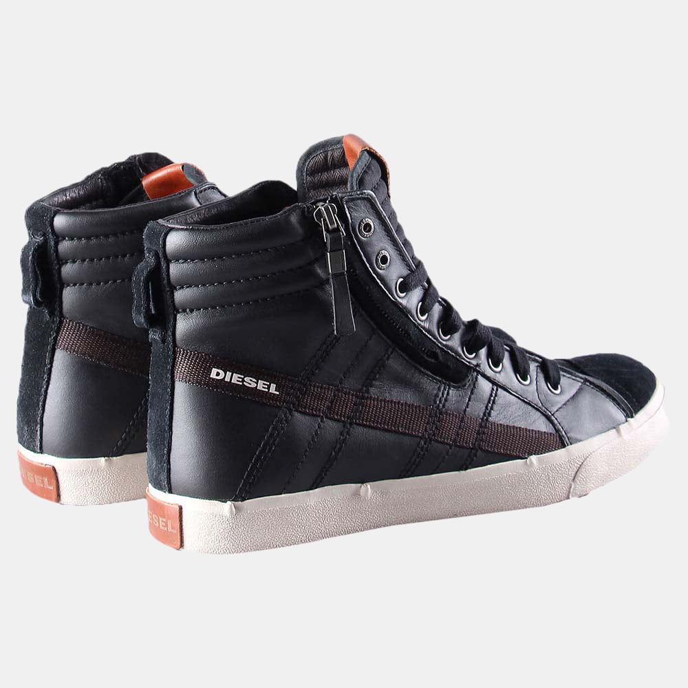 Diesel Botas Boots D String Black Preto Shot1