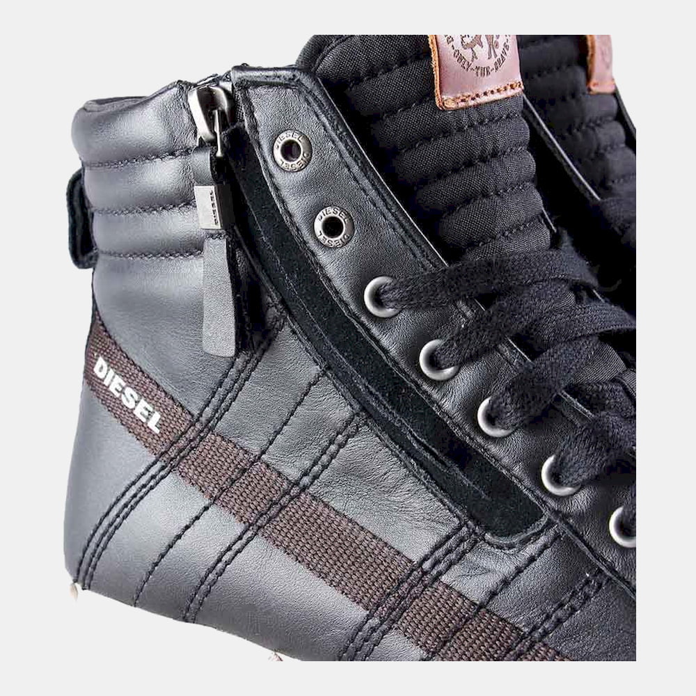 Diesel Botas Boots D String Black Preto Shot4