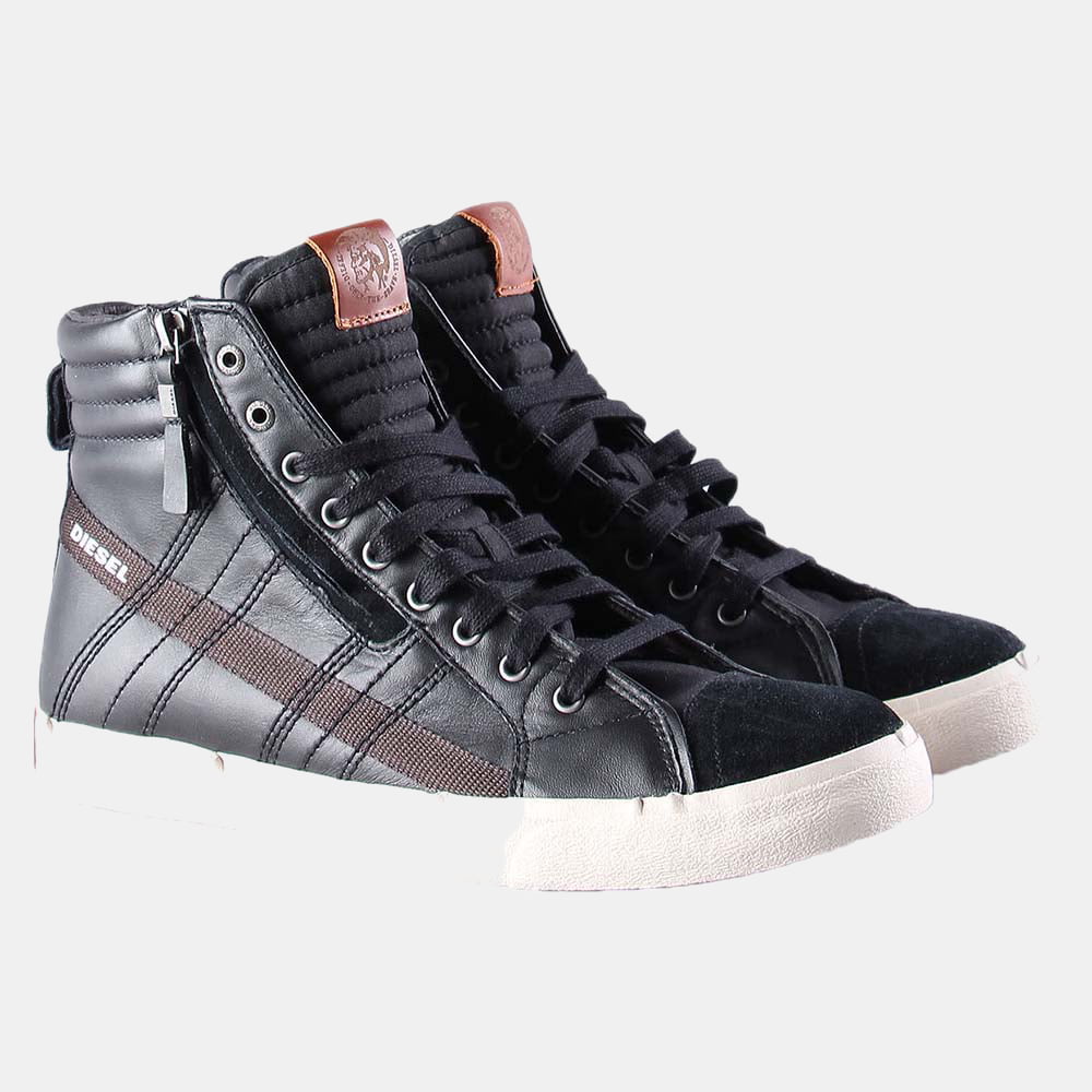Diesel Botas Boots D String Black Preto Shot5