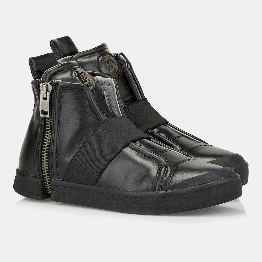 Diesel Botas Boots Y01373 P09 Black Preto Shot4