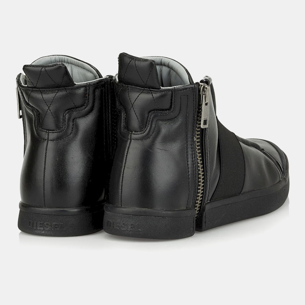 Diesel Botas Boots Y01373 P09 Black Preto Shot6