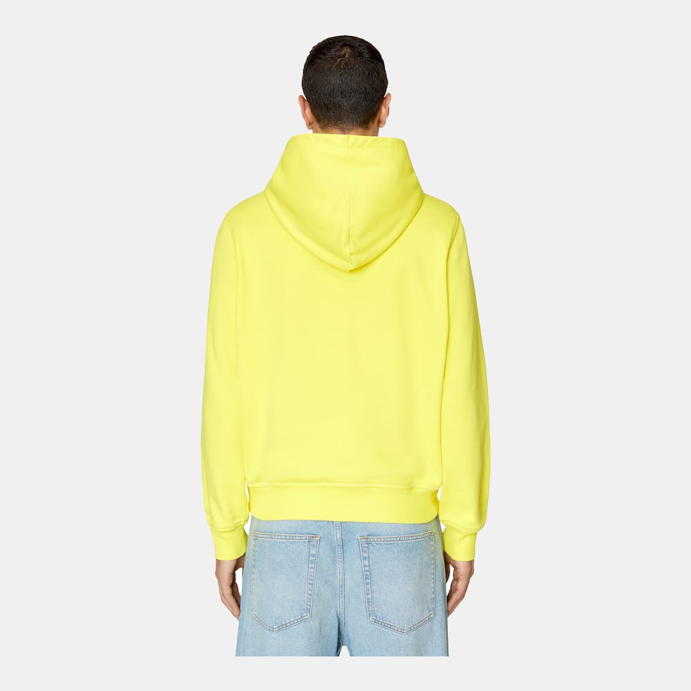 Diesel Camisola Hoodie A03757 0bawt Yellow Amarelo Shot4