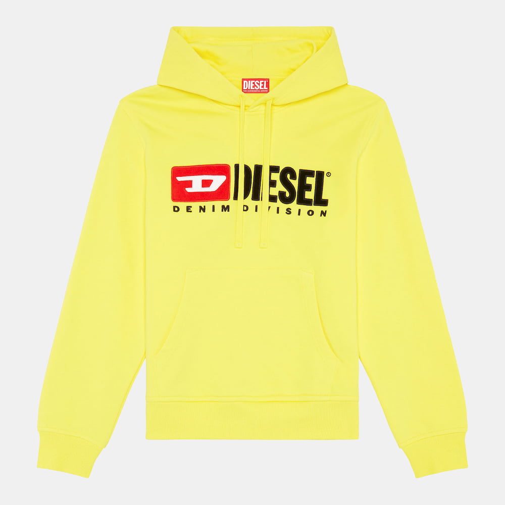 Diesel Camisola Hoodie A03757 0bawt Yellow Amarelo Shot8