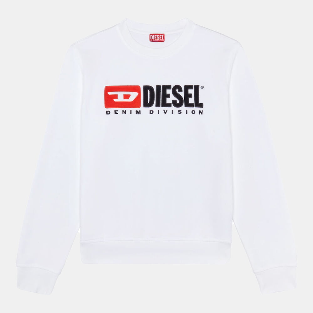 Diesel Camisola Sweat A03758 0bawt White Branco Shot8