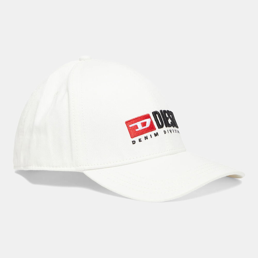 Diesel Cap Hat A03699 0jcar White Branco Shot6