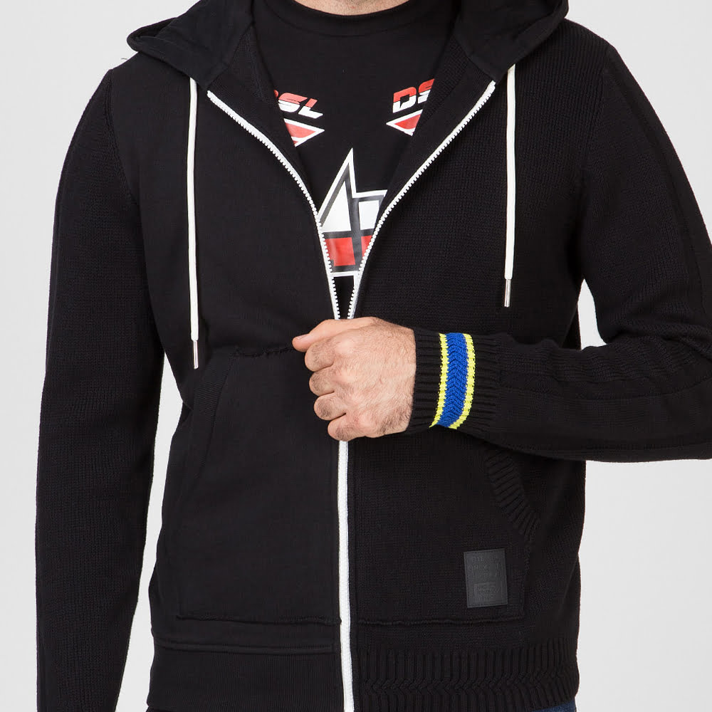 Diesel Malha Sweater 00syn8 0laub Black Preto Shot5