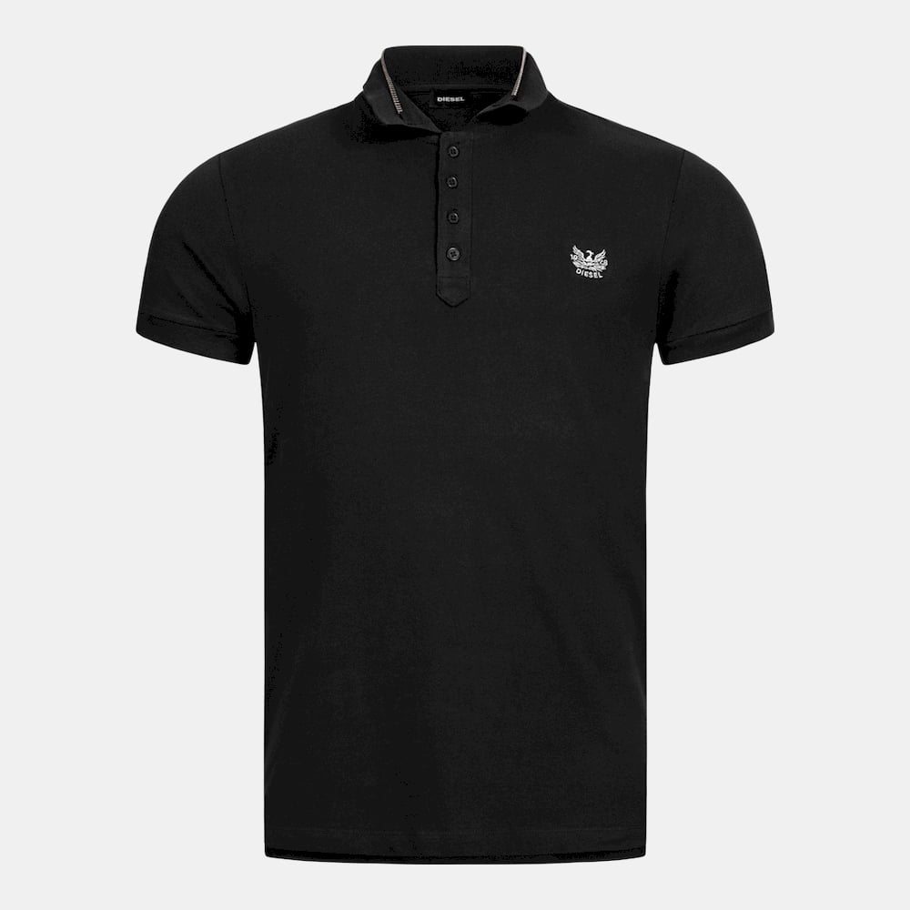 Diesel Polo S8qd 00mxz Black Preto Shot2