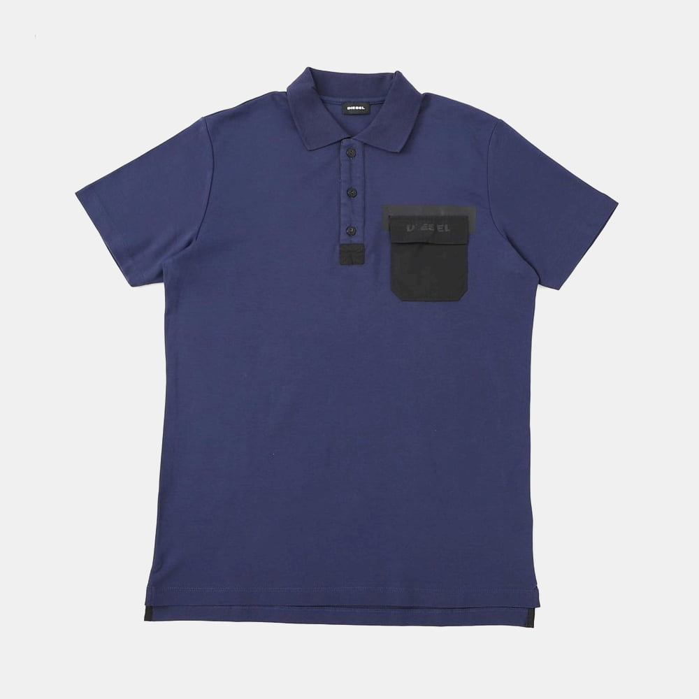 Diesel Polo Scsq 0wasc Navy Navy Shot10