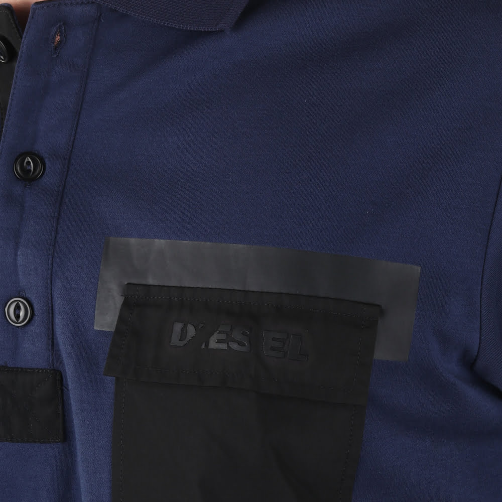 Diesel Polo Scsq 0wasc Navy Navy Shot5