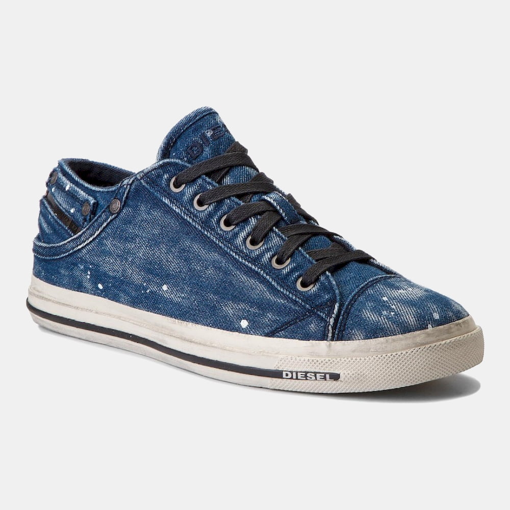 Diesel Sapatilhas Sneakers Shoes Exposure Denim Denim Shot2