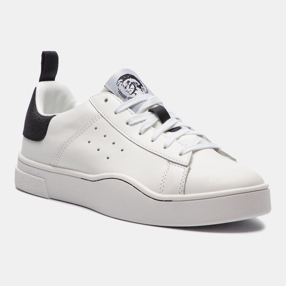 Diesel Sapatilhas Sneakers Shoes Y01748 P1729 Whi Black Branco Preto Shot2
