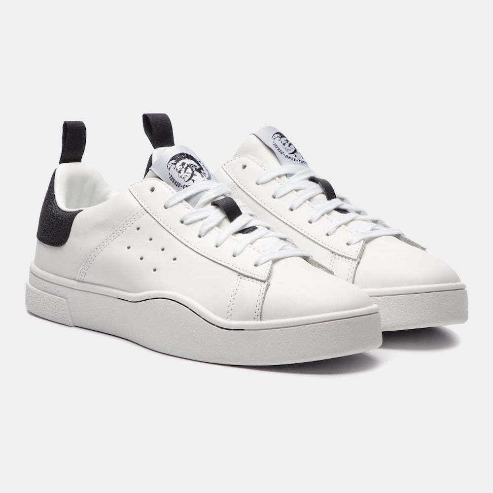 Diesel Sapatilhas Sneakers Shoes Y01748 P1729 Whi Black Branco Preto Shot4