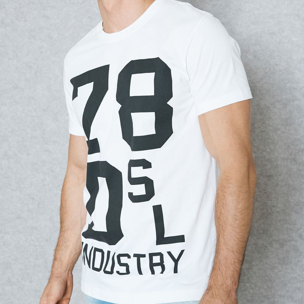 Diesel T Shirt 00svr7 White Branco Shot1
