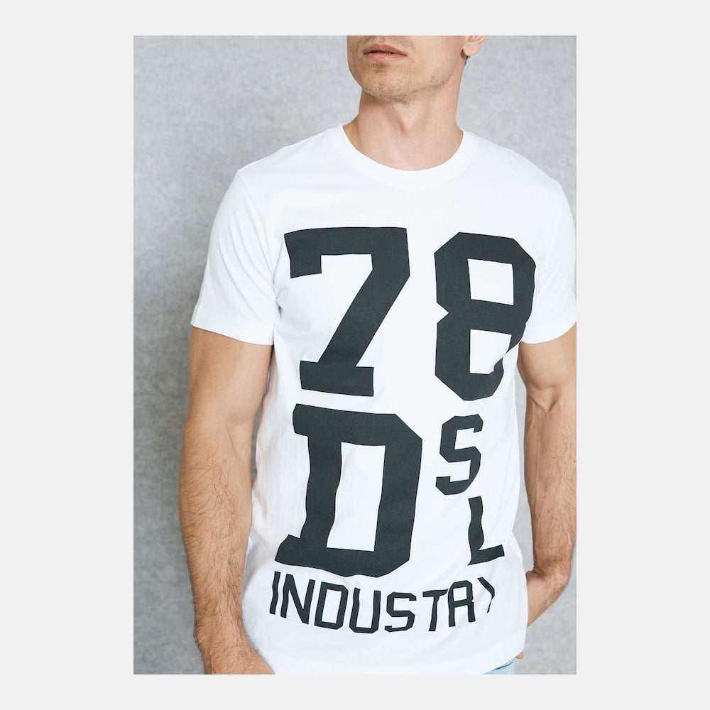 Diesel T Shirt 00svr7 White Branco Shot6