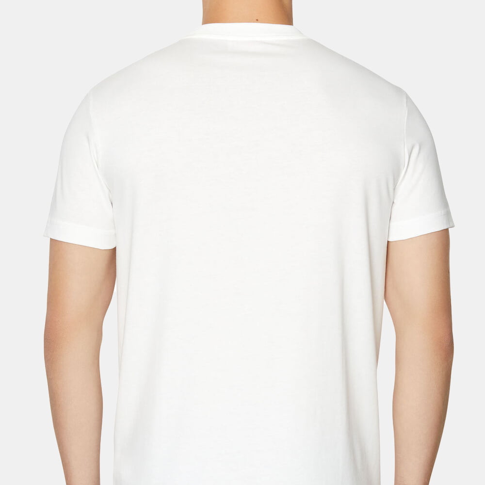 Diesel T Shirt A03741 0pita White Branco Shot3