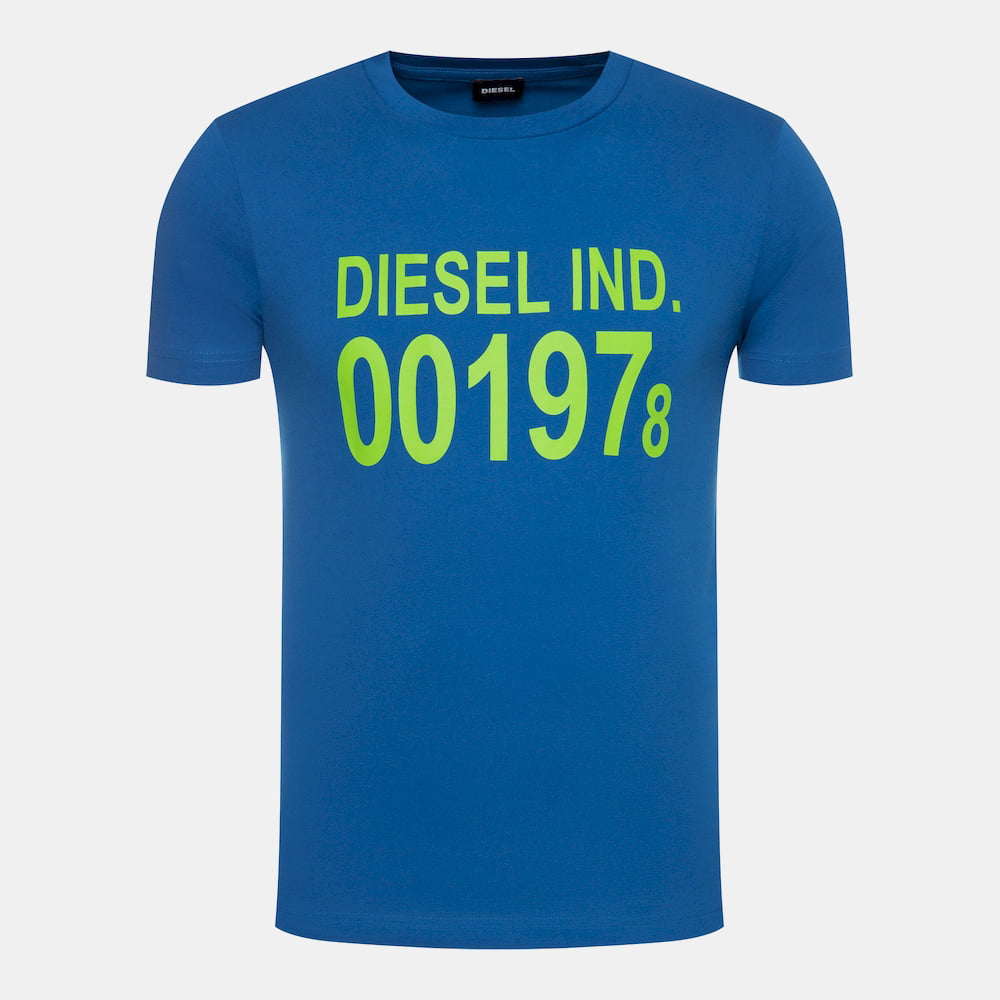 Diesel T Shirt Sasa 0aaxj Navy Navy Shot6