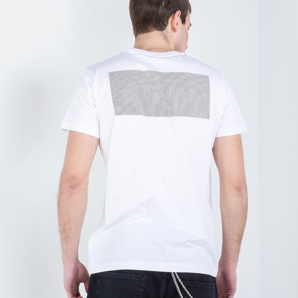 Diesel T Shirt Sspl 0091a White Branco Shot1