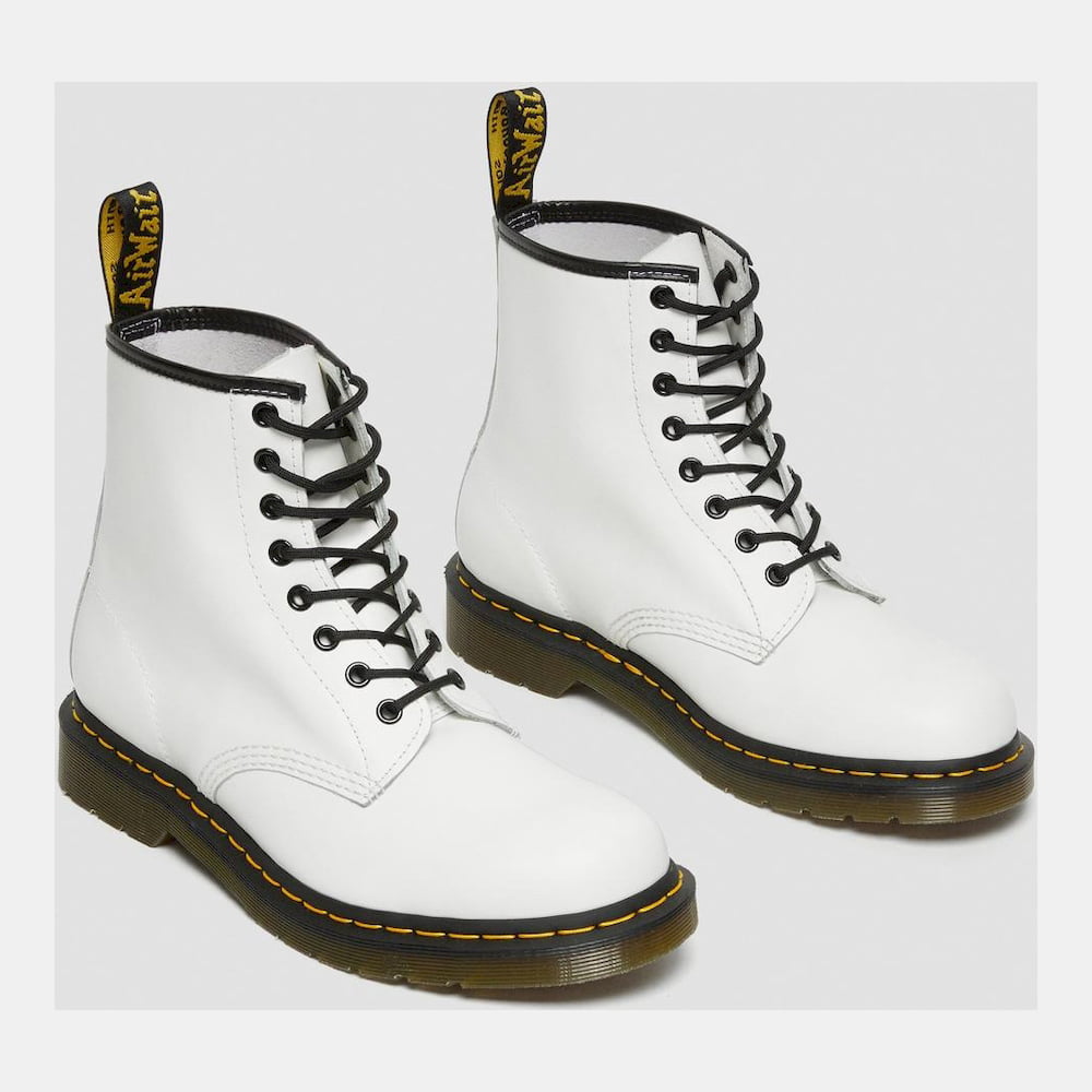 Dr Martens Botas Boots 1460 Smoot White Branco Shot6