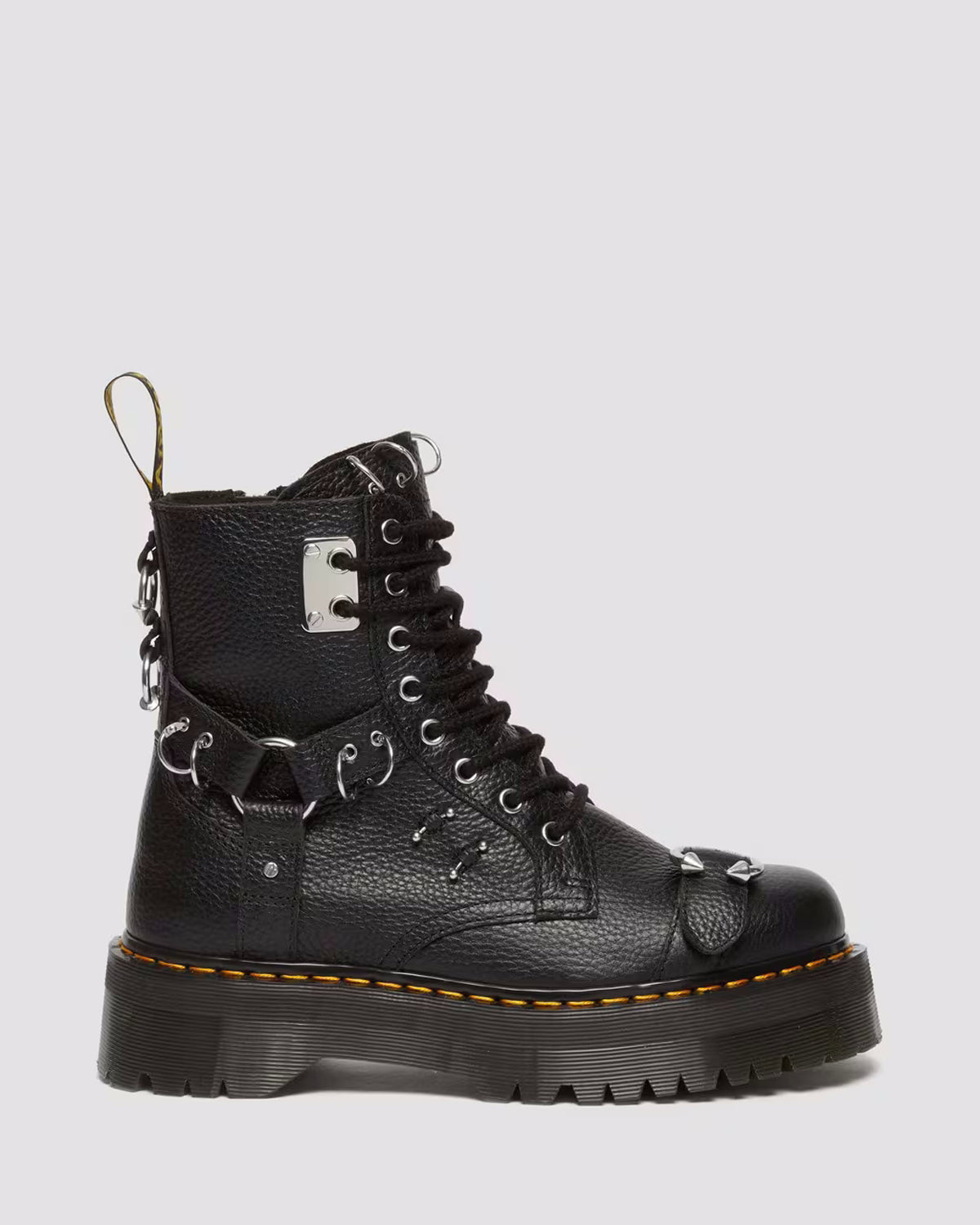 Dr Martens Botas Boots Jadon Hdw Blk Metal Preto Metal_shot5