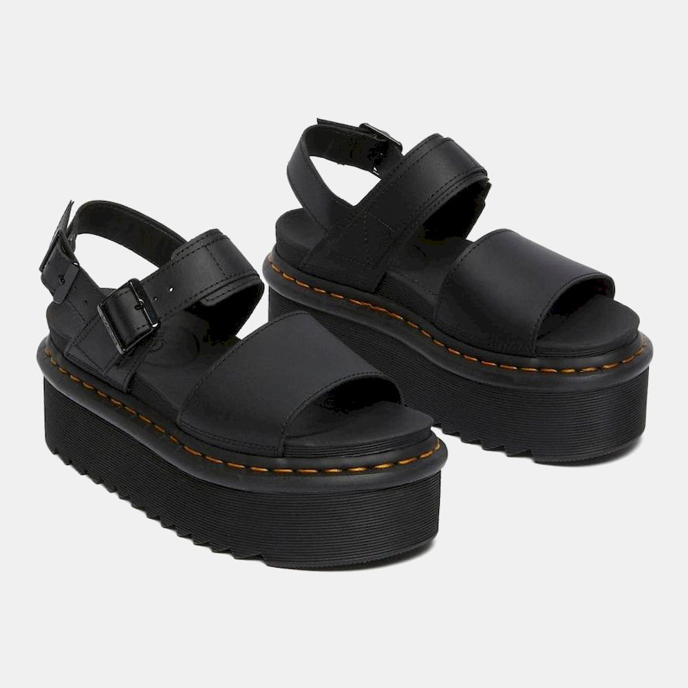 Dr Martens Sandalias Sandals Voss Quad Black Preto Shot8