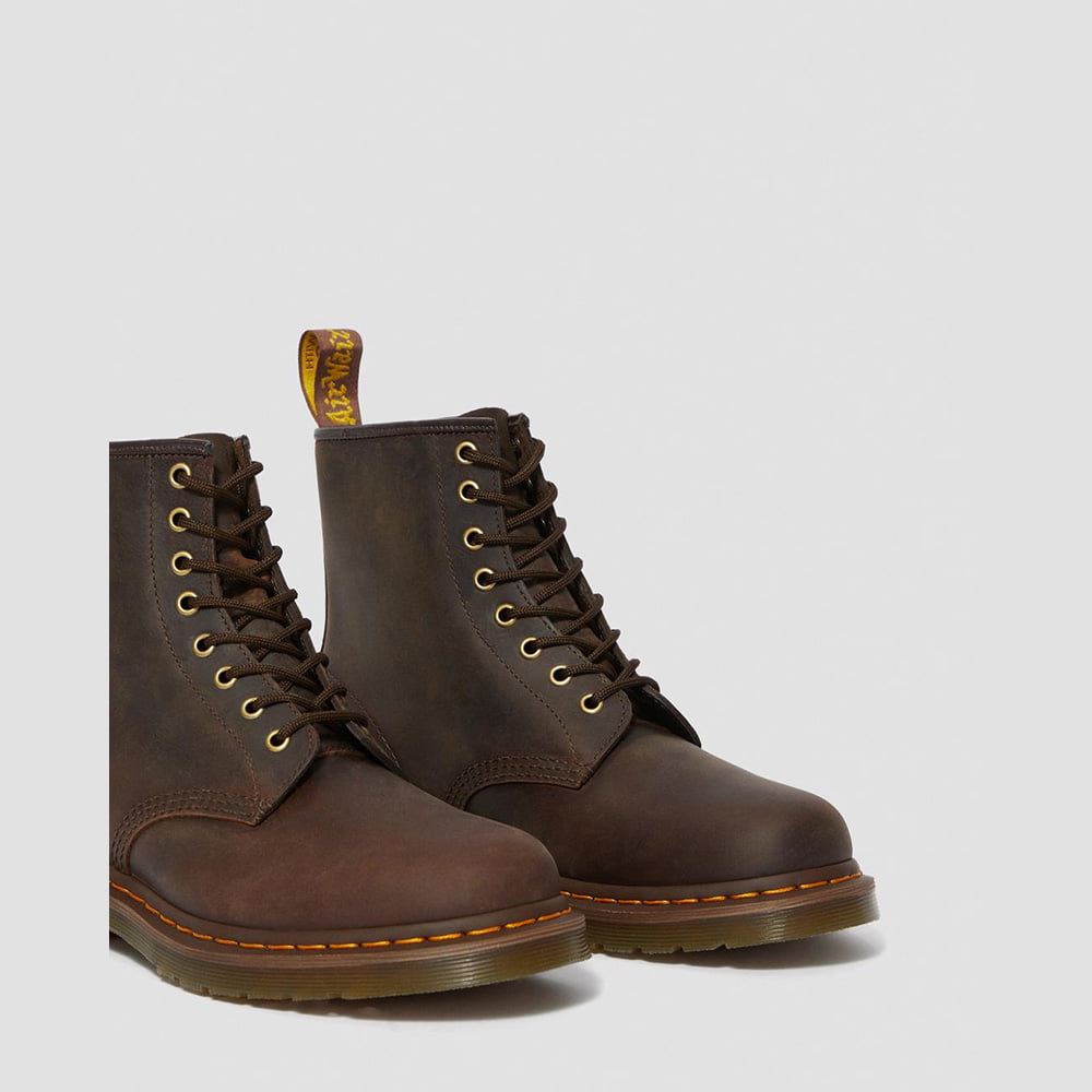 Dr.martens Botas Boots 1460 Crazy Brown Castanho Shot3