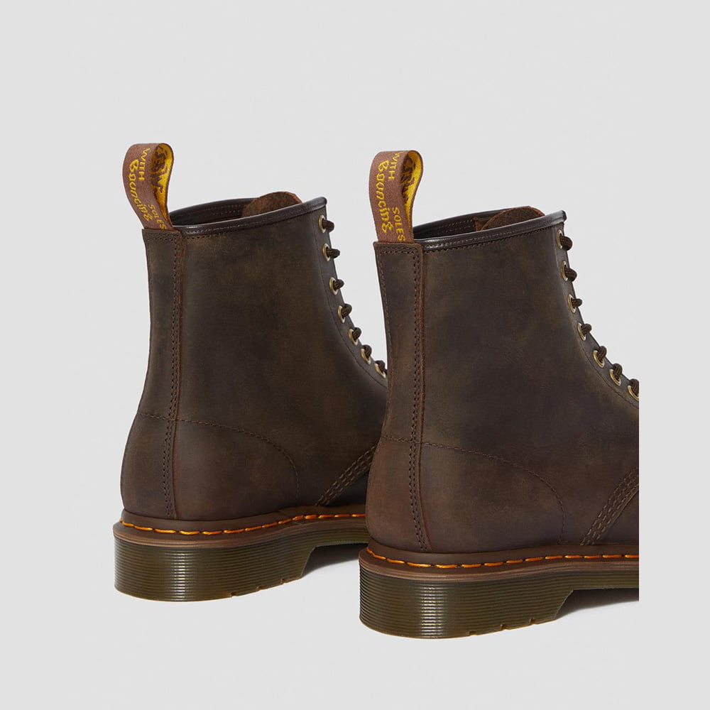 Dr.martens Botas Boots 1460 Crazy Brown Castanho Shot4