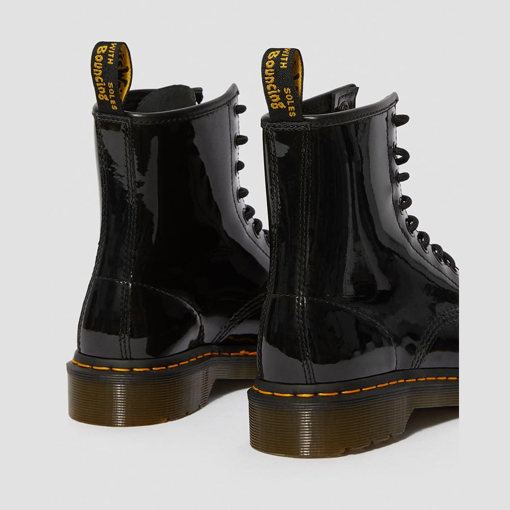 Dr.martens Botas Boots 1460 Paten Black Vern Preto Verniz Shot5