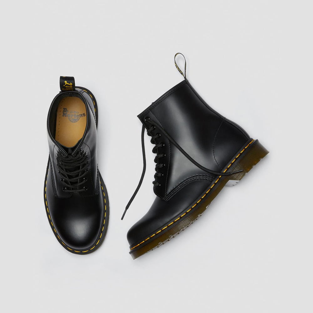 Dr.martens Botas Boots 1460 Smoot Black Preto Shot8