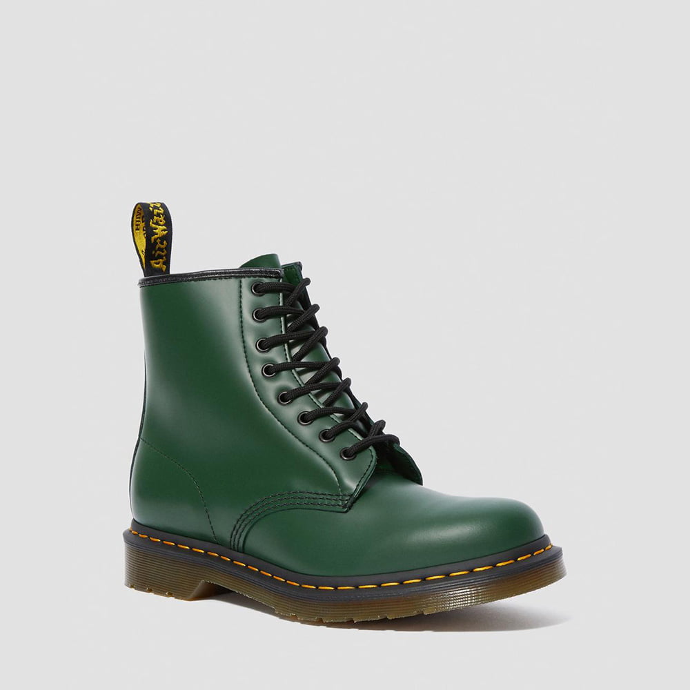 Dr.martens Botas Boots 1460 Smoot Green Verde Shot1