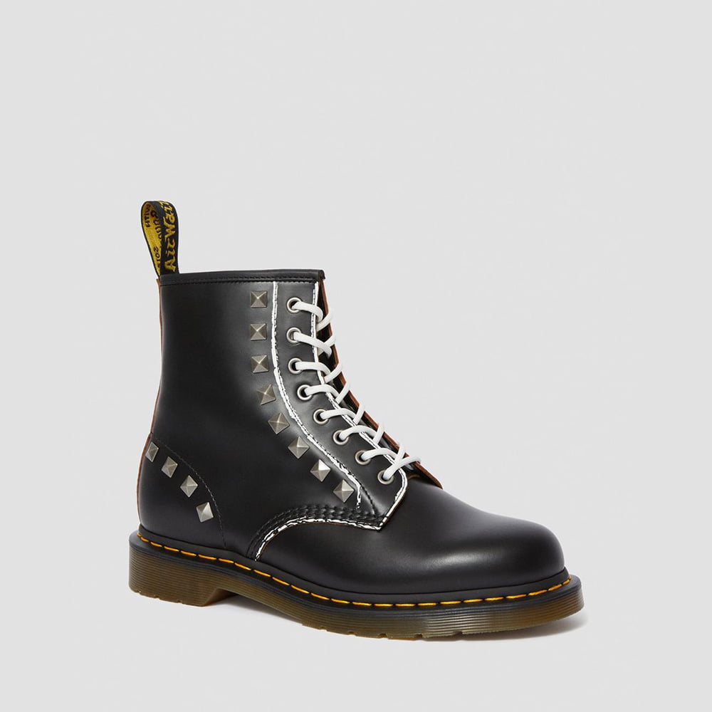 Dr.martens Botas Boots 1460 Stud Black Preto Shot1