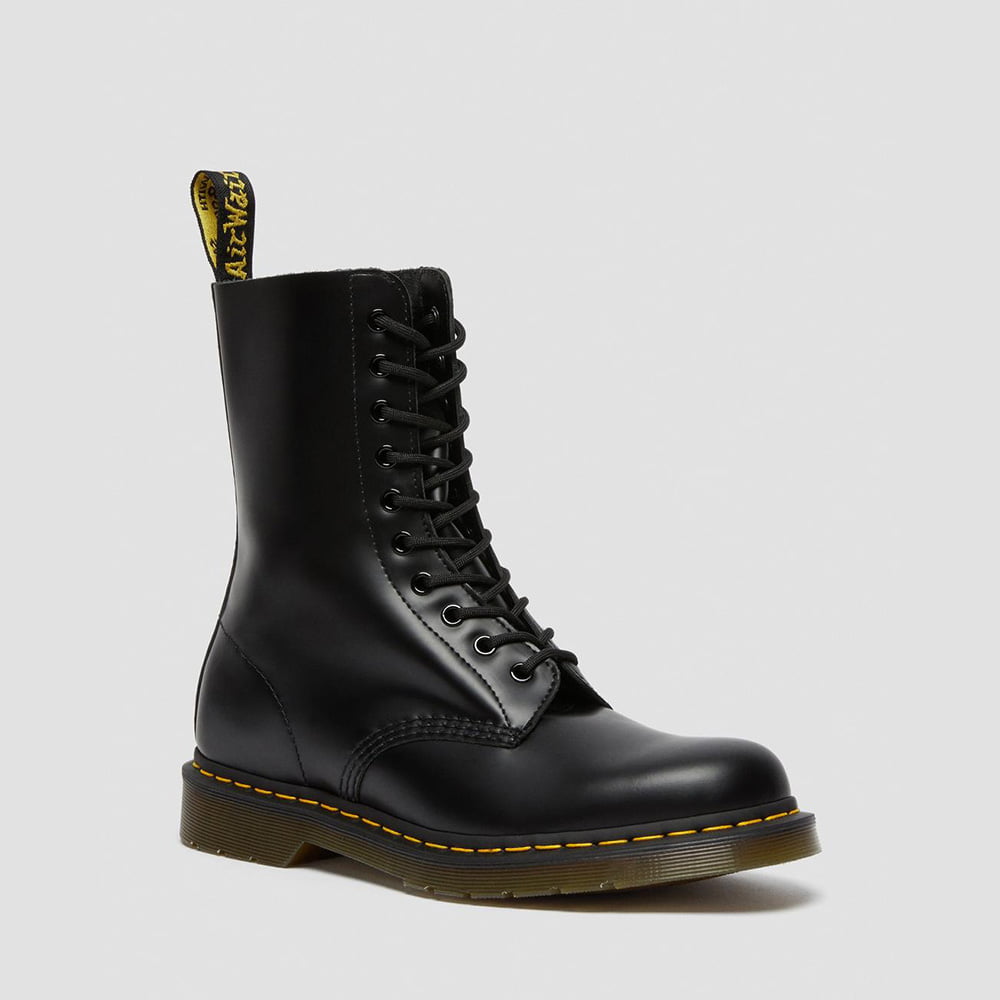 Dr.martens Botas Boots 1490 Smooth Hi Black Preto Shot1