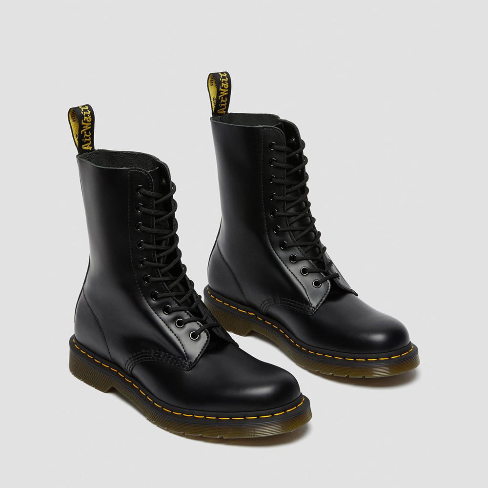 Dr.martens Botas Boots 1490 Smooth Hi Black Preto Shot3