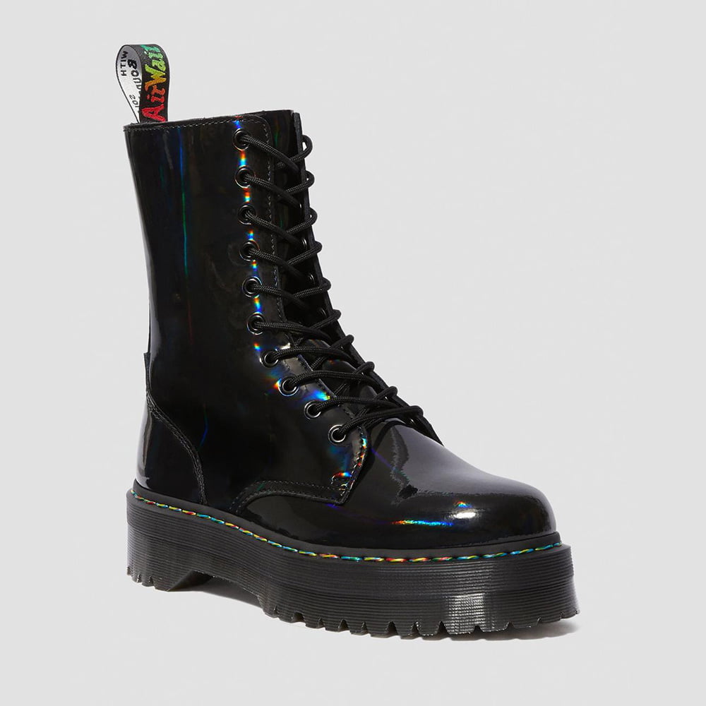 Dr.martens Botas Boots Jadon Shinny Blk Shinny Preto Verniz Shot1