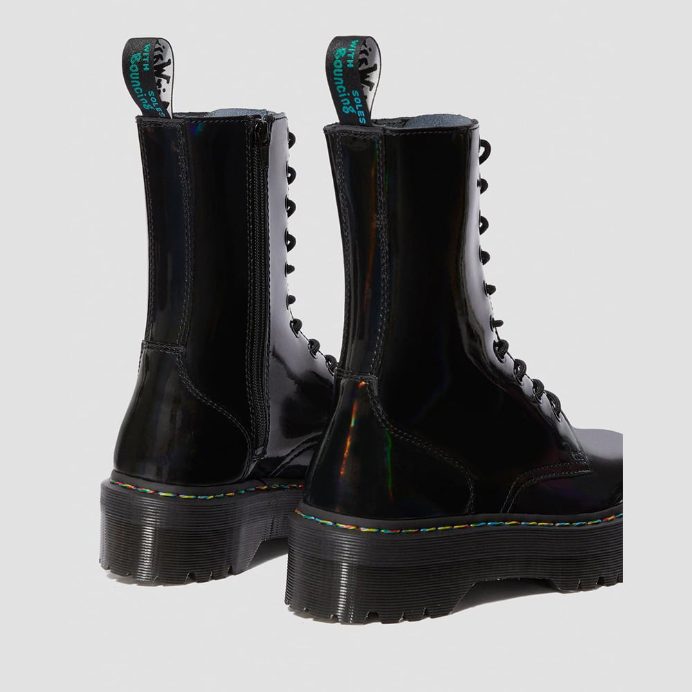 Dr.martens Botas Boots Jadon Shinny Blk Shinny Preto Verniz Shot3
