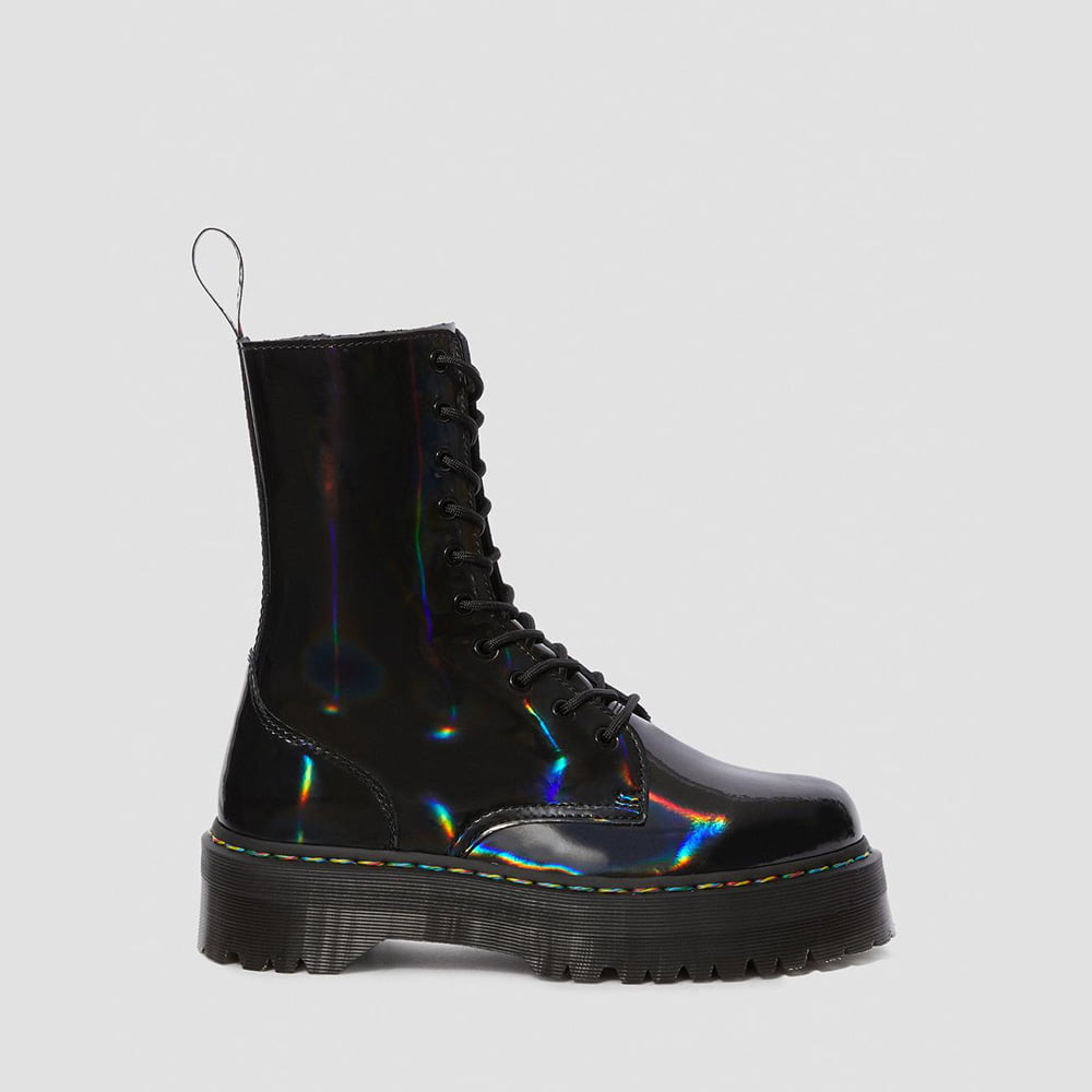 Dr.martens Botas Boots Jadon Shinny Blk Shinny Preto Verniz Shot4