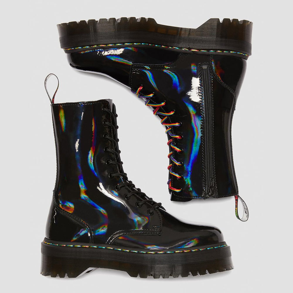 Dr.martens Botas Boots Jadon Shinny Blk Shinny Preto Verniz Shot7