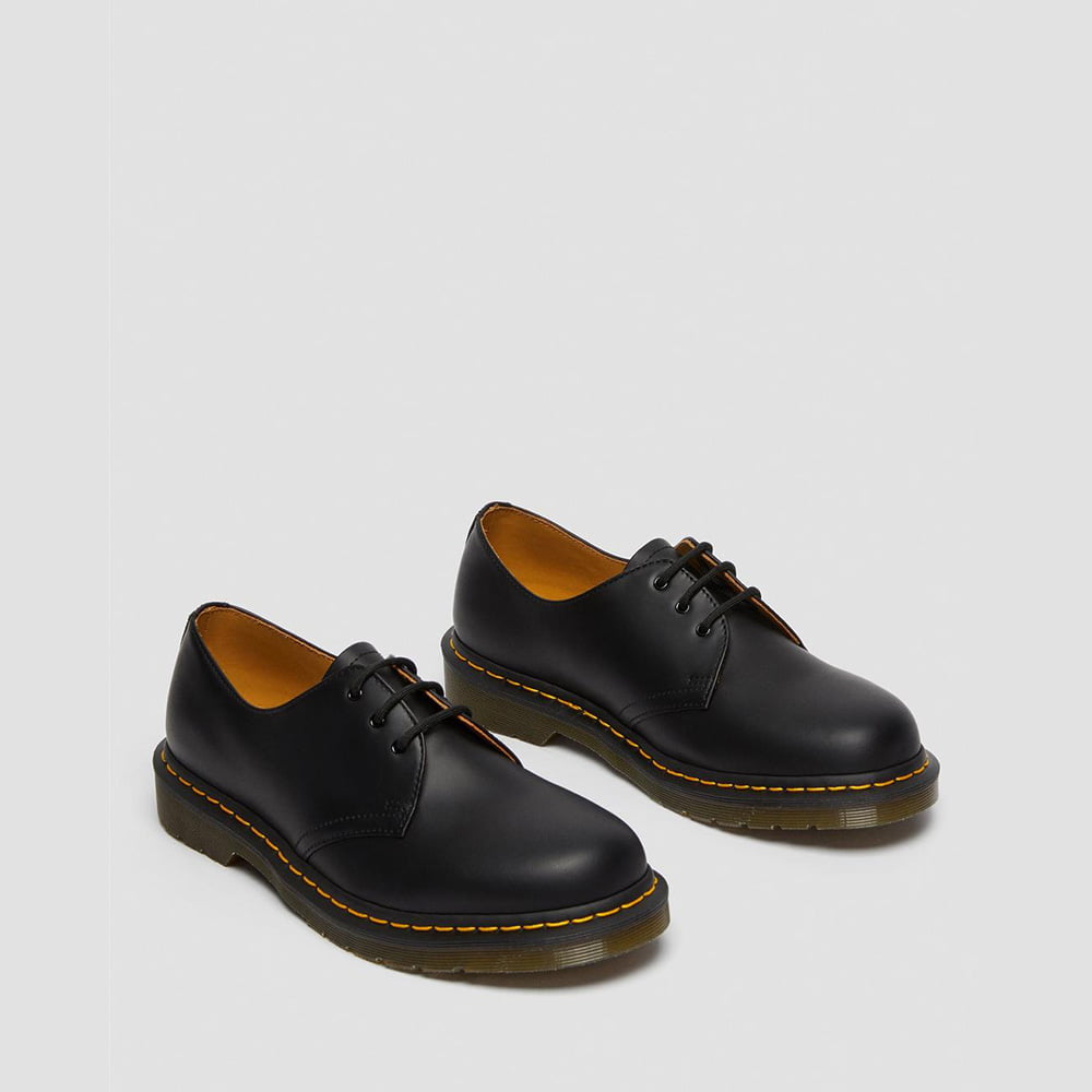 Dr.martens Sapatos Shoes 1461 Smoot Black Preto Shot4