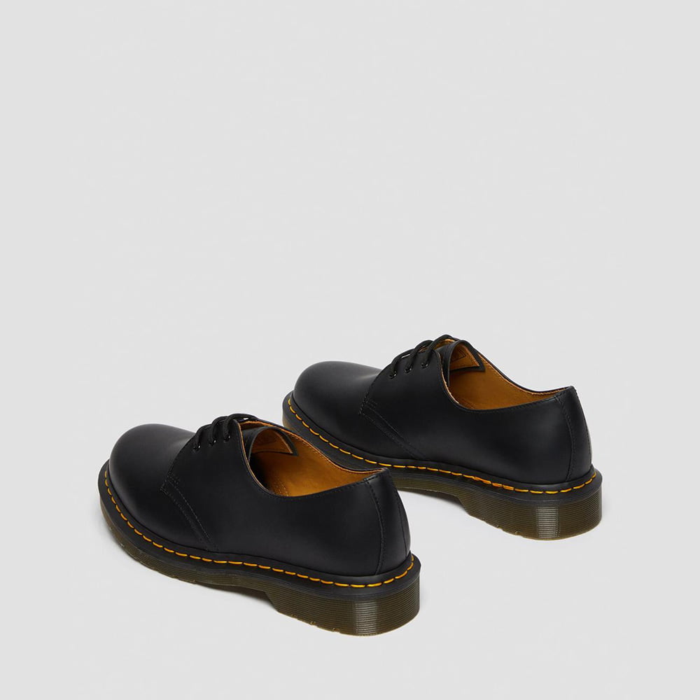 Dr.martens Sapatos Shoes 1461 Smoot Black Preto Shot5