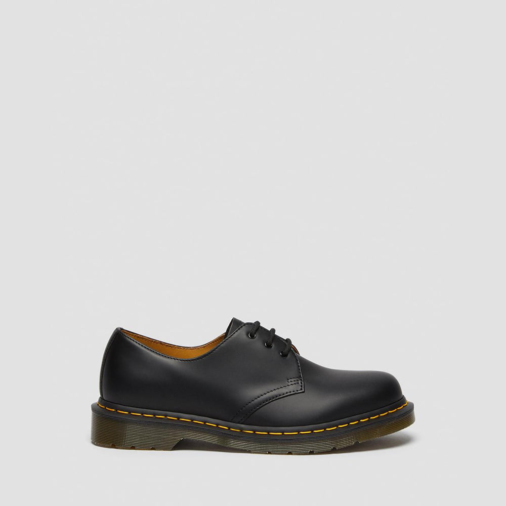 Dr.martens Sapatos Shoes 1461 Smoot Black Preto Shot6